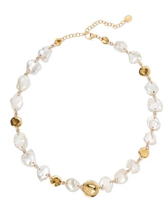 Chan Luu + Gold-Plated Pearl Necklace
