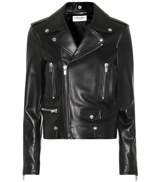 Saint Laurent + Leather Biker Jacket