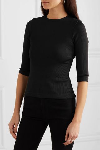 Goldsign + The Rib Stretch Cotton-Blend Jersey Top