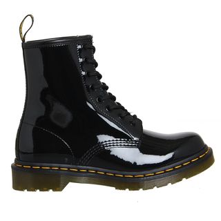 Dr. Martens + Eight Eyelet Lace-Up Patent Boots