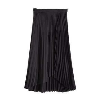 & Other Stories + Pleated Wrap Midi Skirt
