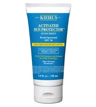 Kiehl's + Activated Sun Protector Water-Light Lotion for Face & Body Sunscreen Broad Spectrum SPF 50