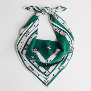 & Other Stories + Printed Silk Scarf