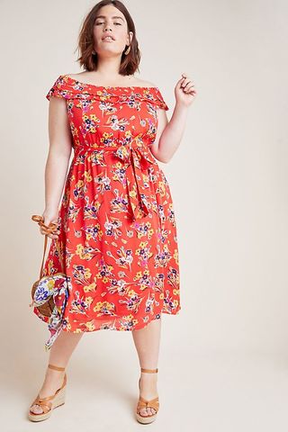Anthropologie + Colloquial Off-The-Shoulder Dress