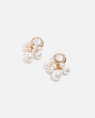 Zara + Faux Pearl Earrings