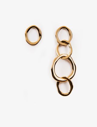 Pixie Market + Gold Asymmetric Earrings Set