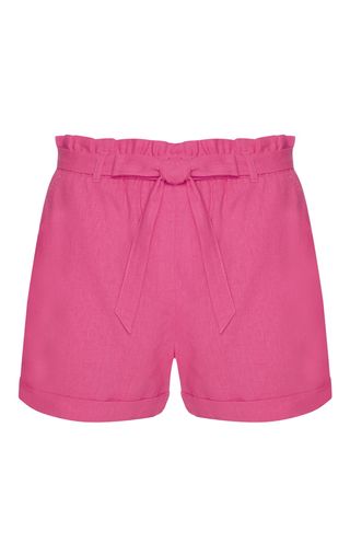 Primark + Pink Belted Shorts