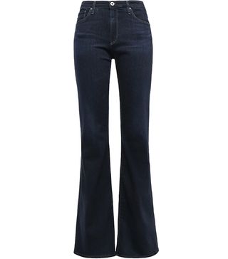 AG Jeans + Mid-Rise Flared Jeans
