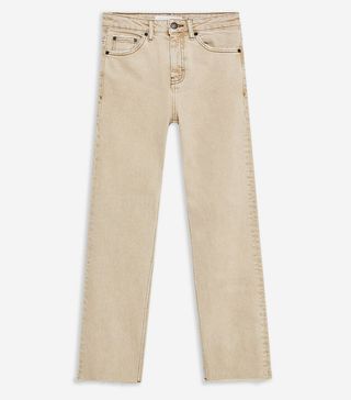 Topshop + Sand Straight Jeans