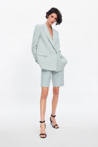 Zara + Textured Weave Jacket