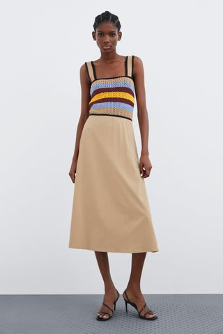 Zara + Contrasting Dress