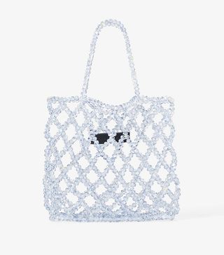 Zara + Bejewelled Mini Tote Bag