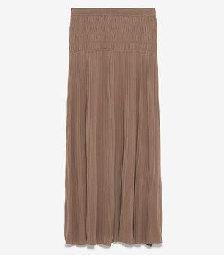 Zara + Taupe Skirt