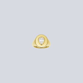 Jemma Wynne + Prive Diamond Pear Signet Ring