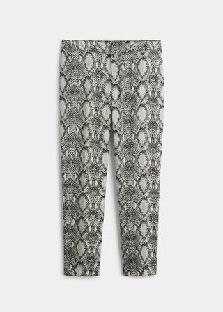 Violeta + Snake Print Trousers