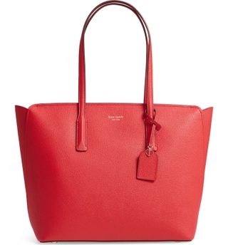 Kate Spade New York + Large Margaux Leather Tote