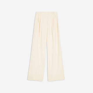Topshop + Wide Pinstripe Trousers