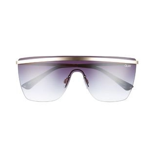 Quay x J.Lo + Get Right 54mm Flat Top Shield Sunglasses