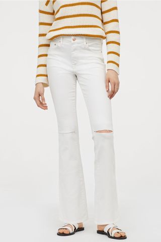 H&M + Mini Flare High Jeans