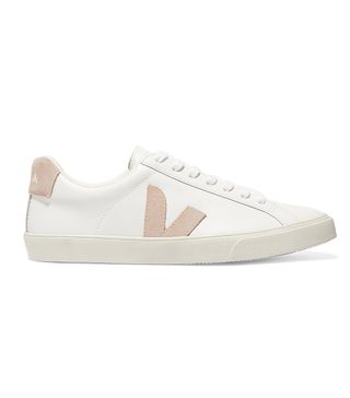 Veja + Esplar Leather and Suede Sneakers