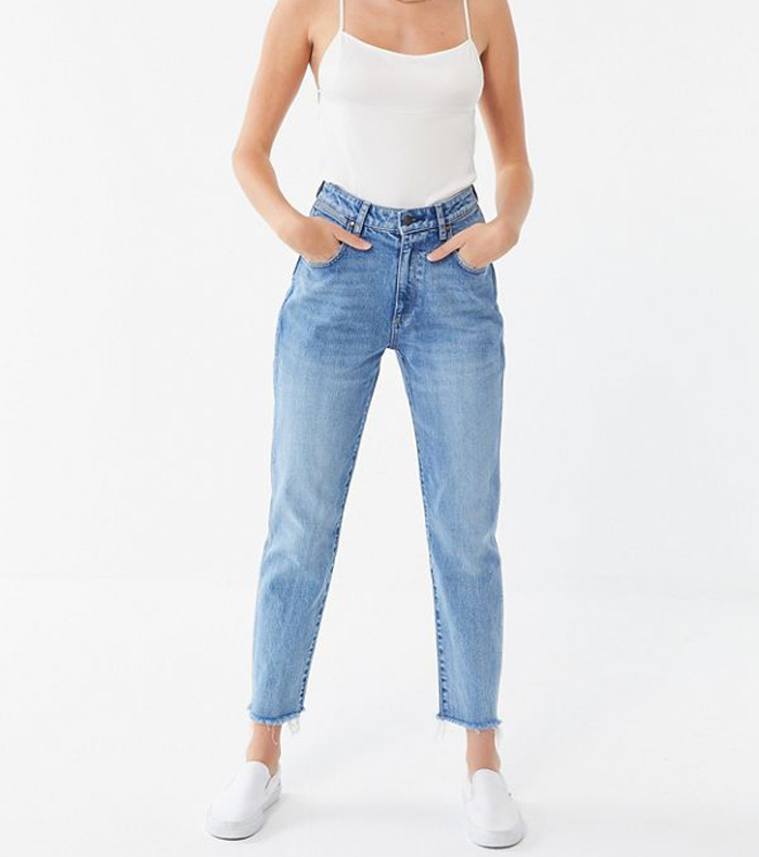 Wrangler + Drew High-Rise Straight Leg Jean