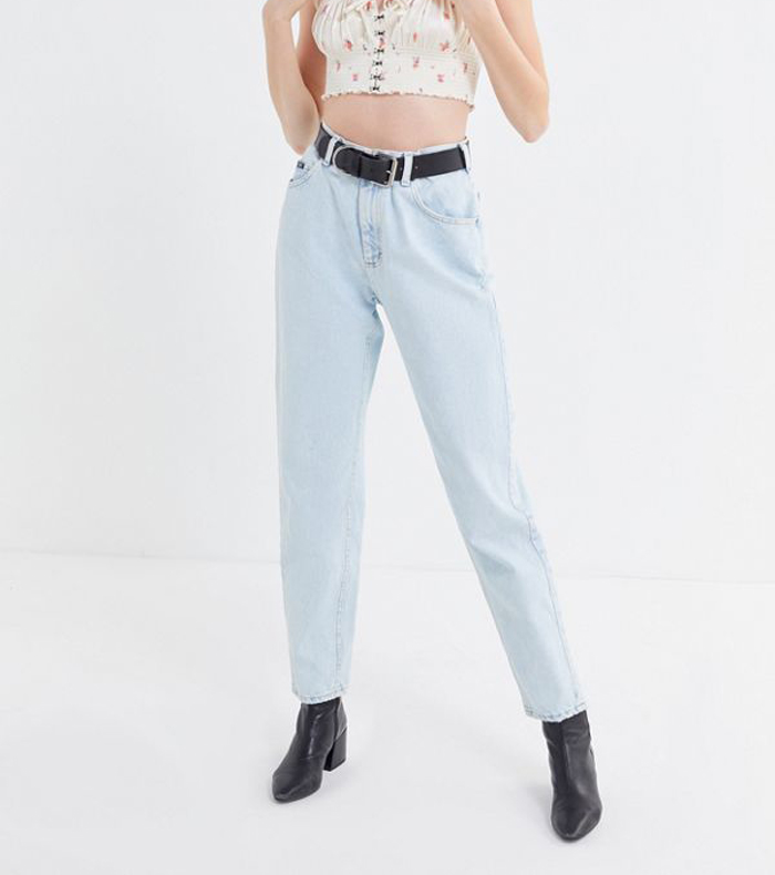 Urban Renewal + Recycled Lee Overdyed Acid Wash Jean