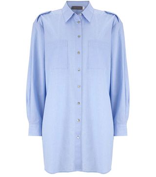Mint Velvet + Blue Oversized Husband Shirt