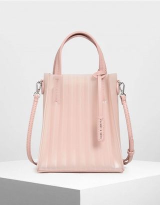 Charles & Keith + Translucent Tote Bag