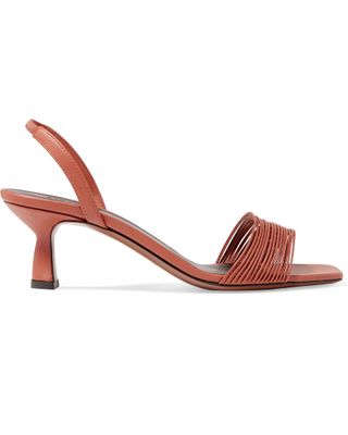 Neous + Rossi Leather Slingback Heels