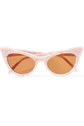 Ganni + Cat-Eye Acetate Sunglasses