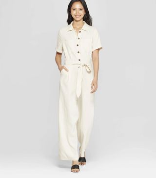 Who What Wear x Target + Belted Utility Jumpsuit