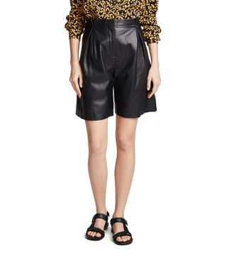 Veda + Milano Smooth Leather Shorts