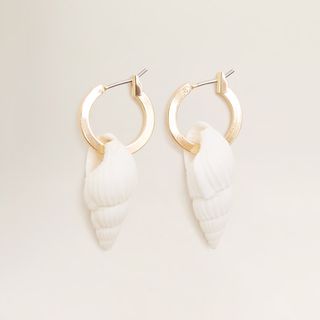 Mango + Shell Earrings