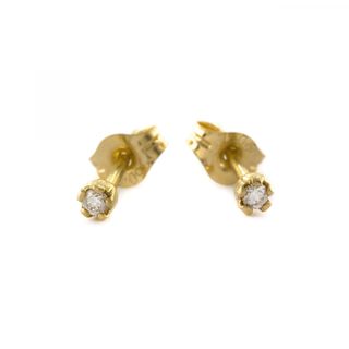 Alex Monroe + Teeny Tiny Diamond Stud Earrings