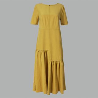 Marks and Spencer + Asymmetric Relaxed Midi Dress