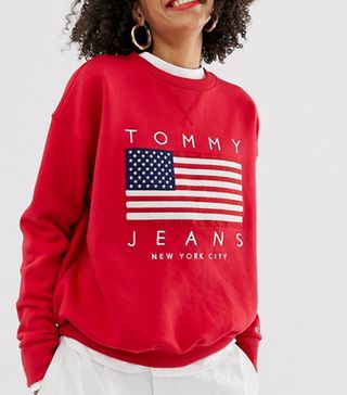 Tommy Hilfiger + U.S. Flag Logo Sweatshirt