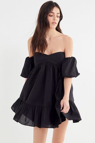 Urban Outfitters + Summer in Italy Off-the-Shoulder Mini Dress