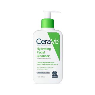 14. CeraVe + Hydrating Facial Cleanser
