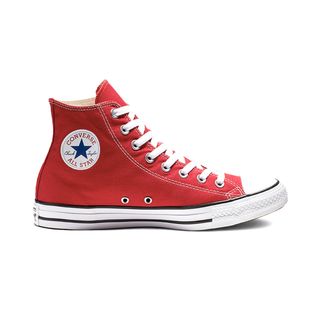 Converse + Chuck Taylor High Trainers in Red