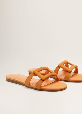 Mango + Leather Sandals