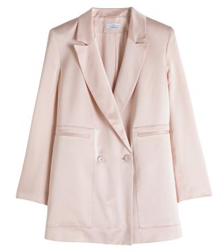 & Other Stories + Long Fit Satin Blazer