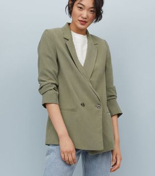 H&M + Double-Breasted Blazer