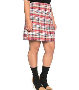 Eloquii + Tweed A-Line Skirt