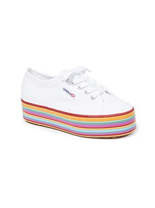 Superga + Multicolored Platform Sneakers