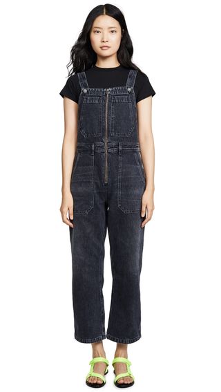 Citizens of Humanity + Cher Zip Front Dungaree Overalls