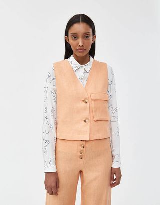 Paloma Wool + Sabina Linen Vest