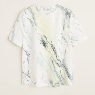 Mango + Printed Tie-Dye T-Shirt