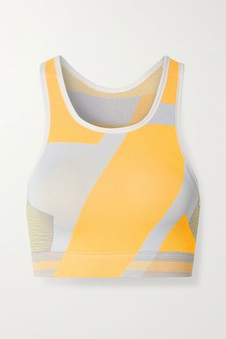 Nike + Icon Clash Color-Block Dri-FIT Stretch-Knit Sports Bra