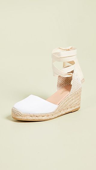 L.K. Bennett + Maureene Lace Up Espadrilles