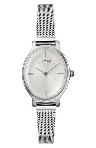 Timex + Milano Oval Mesh Strap Watch